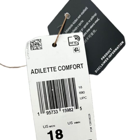 Adidas adilette comfort slides NWT SIZE 18 - Picture 6 of 7